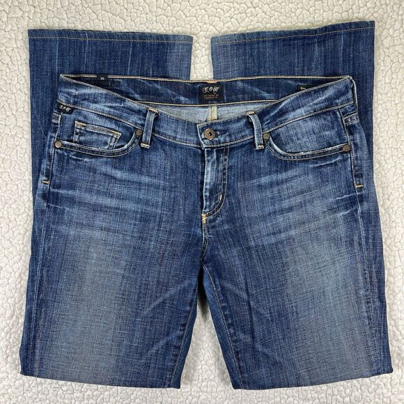 Citizens Of Humanity Jeans Women’s 30 (Actual 33x29.5) Dita Boot Cut Low Rise - Picture 1 of 15